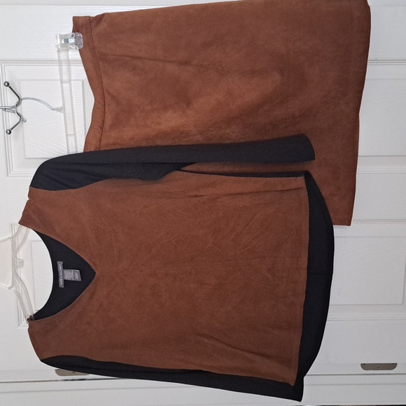 Winter Suede Skirt Set - Picture 1 of 9